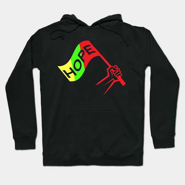 Colorful Flag of Hope Hoodie by jazzworldquest